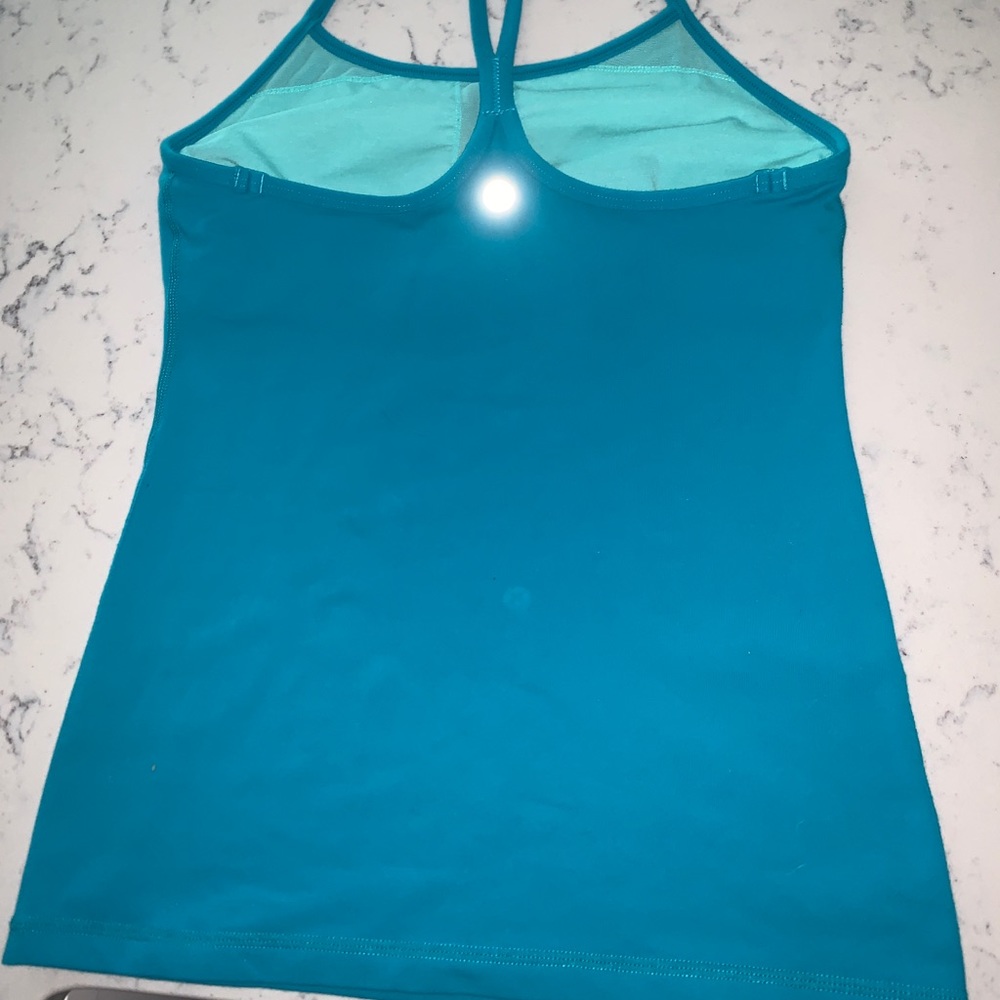 Lululemon | Power Y Tank in Teal Blue Green